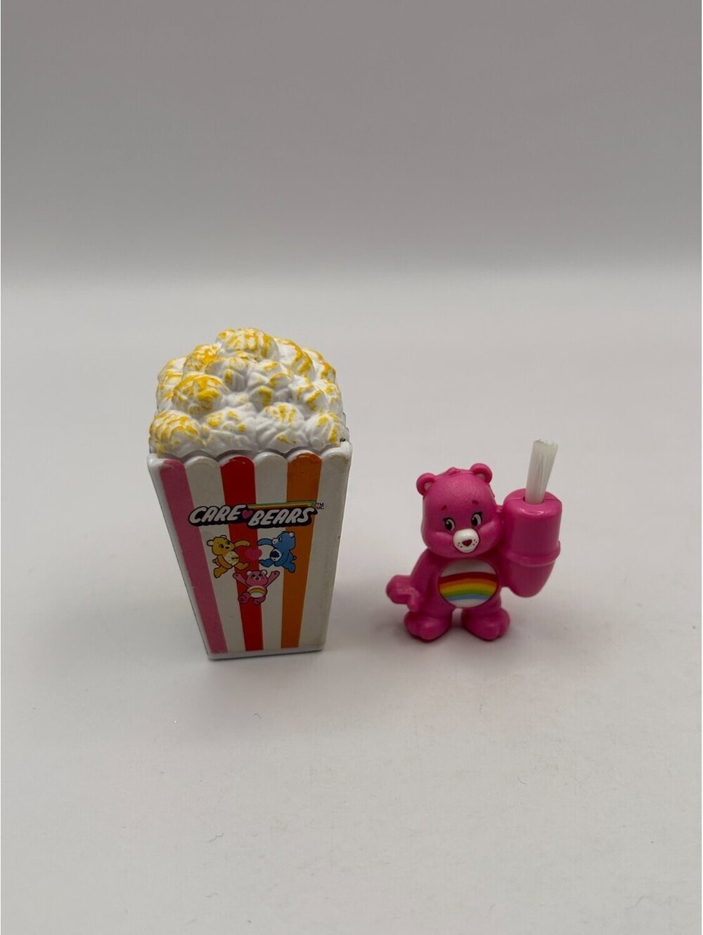 Care Bears Cheer Bear Movie Popcorn Cup Mini Figure 2022 TCFC Collectible Toy